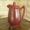 Unusual Pottery Syrup Pitcher - Maker???