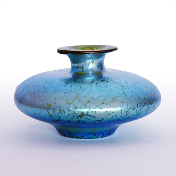 Lötz vase - Creta Papillon - Art Glass