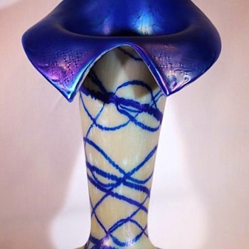 Bohemian Jack in the Pulpit Vase c.1920 - Art Glass