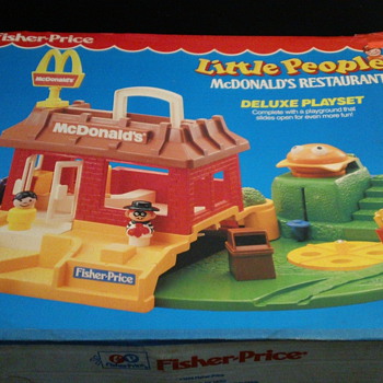 1989 FISHER-PRICE LITTLE PEOPLE MCDONALD'S FACTORY SEAL MINT