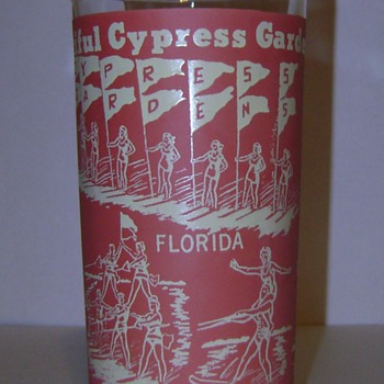 Cypress Gardens Souvenir Glass - Glassware