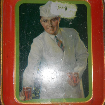 2 Coca-cola trays