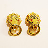 Vintage Franklin Mint "Duchess of Windsor" Leopard Earrings