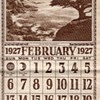 "ON THE COAST OF CALIFORNIA"1927 CALENDAR