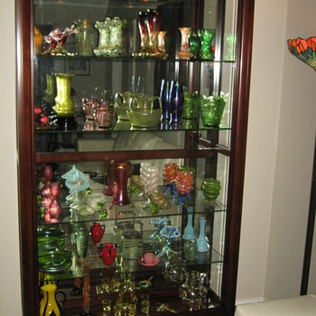 LONG AWAITED AND MUCH NEEDED NEW DISPLAY CASE  - Art Glass