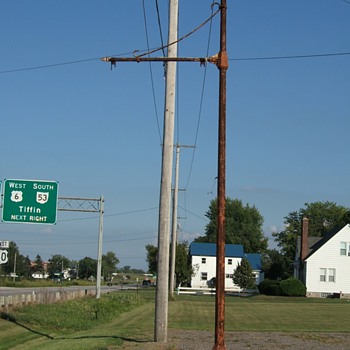 Vintage Advertising Sign Pole - Signs