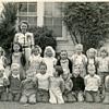 1940's School kids unhappy bunch :-( Love the coveralls !