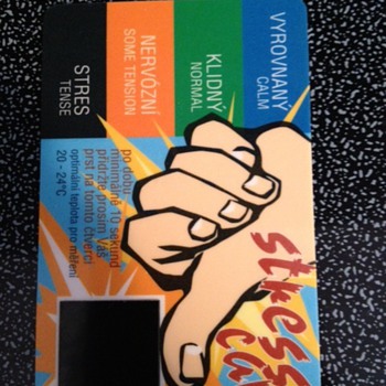 Marilyn Monroe mood sensor card. 300 in circulation.
