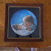 Brothely Love Donald Zolan Collectors Plate in Frame