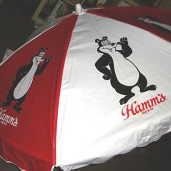 Hamm's Beer Umbrella - Breweriana