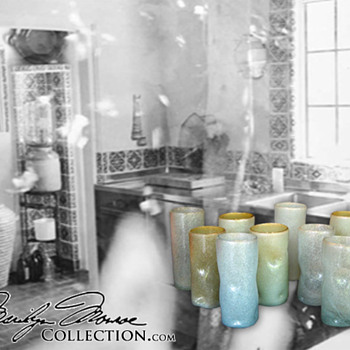 Marilyn Monroe's Personal Mexican Soda Tumblers - Glassware