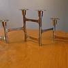 Mid Century Danish Modern Style Brass Candelabra