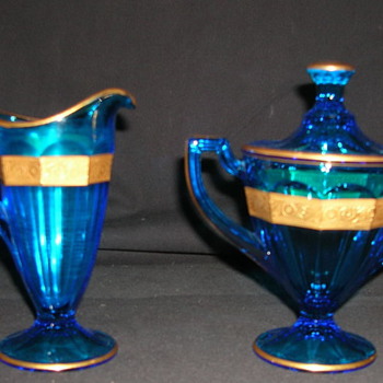 Creamer and Sugar Jar - Glassware