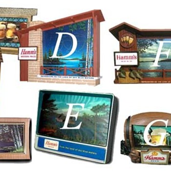 Hamm's beer motion signs