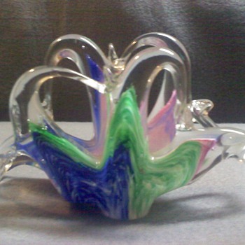 GLASS NAPKIN HOLDER - Art Glass