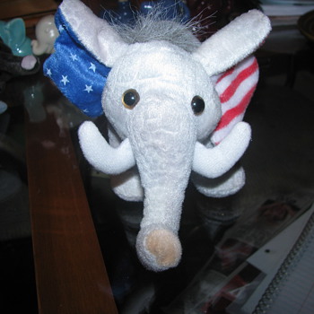 Patriotic elephant plush - Animals