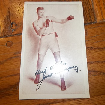 Boxing postcards
