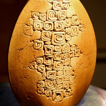 Tenmoku Pottery Vase - Pottery