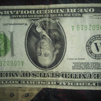1928.,100 dollar bill - US Paper Money