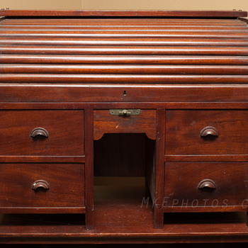 Folk art? Salesman Sample? Mini Roll-top desk