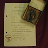 WW II German Infantry Assault Badge and Award Notification Certificate