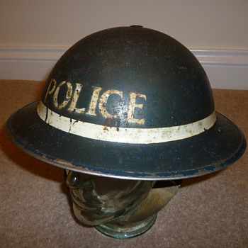 British WW11 Police Sergeant helmet - Military and Wartime