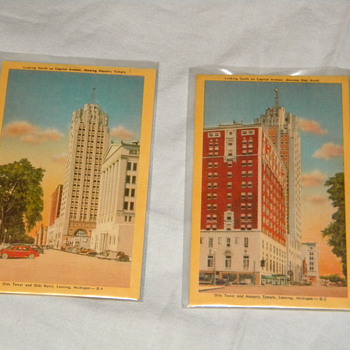Vintage Lansing, Michigan Postcards