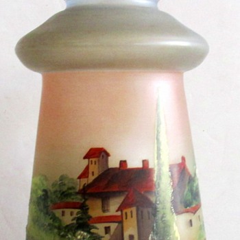 RUCKL DECO EXPORT SHADE, VILLAGE SCENE. - Lamps