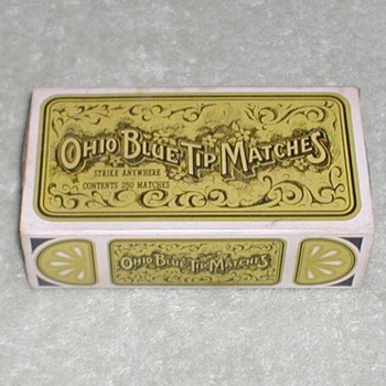 Ohio Blue Tip Matches - Tobacciana