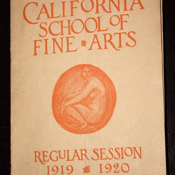 California School of the Arts - 1919-1920 - San Francisco - Arts and Crafts