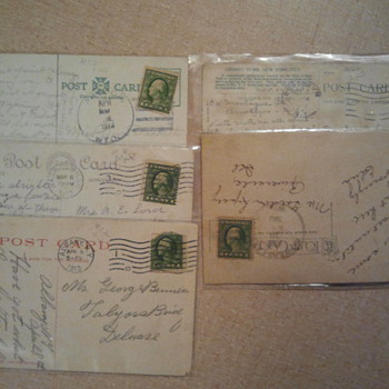 Lot 6 - Early 20th century stamps and post cards