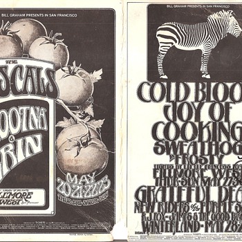 Rascals, Cold Blood, Grateful Dead postcard, with Lydia Pense autograph - Posters and Prints