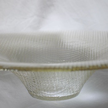 Unknown Pressed Glass Bowl - Art Glass