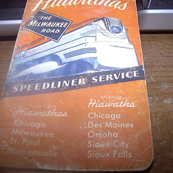 1941 THE MILWAUKEE ROAD NOTEPAD