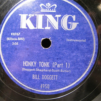 Bill Doggett-- Honky tonk 78 rpm - Records