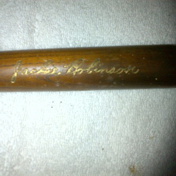 Jackie Robinson Stadium Giveaway Bat 1950's-1960's