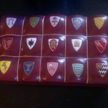 FOMERZ ITALY-HANDTOOLED LEATHER BOX - Folk Art