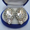 Weiss Rhinestone Jewelry - Earrings and Brooches