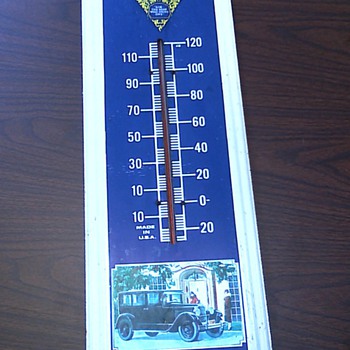 Original dealership Packard thermometer