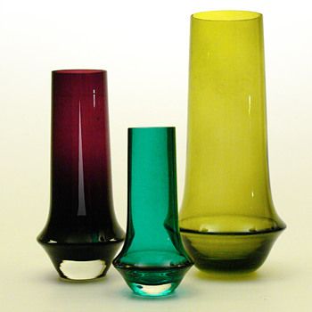 Vases No. 1378, Tamara Aladin (Riihimáki lasi, 1963) - Art Glass