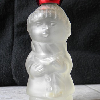 1980 Avon Moonwind Cologne Christmas Caroler - Bottles