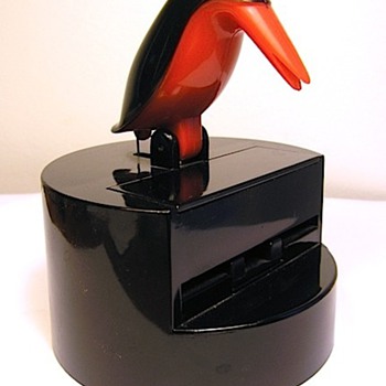 Toothpick Picking Penguin - Tooth Pick Holder - Deco? - Kitchen