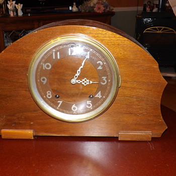 PLYMOUTH CLOCK CO. ART DECO TAMBOUR - Clocks