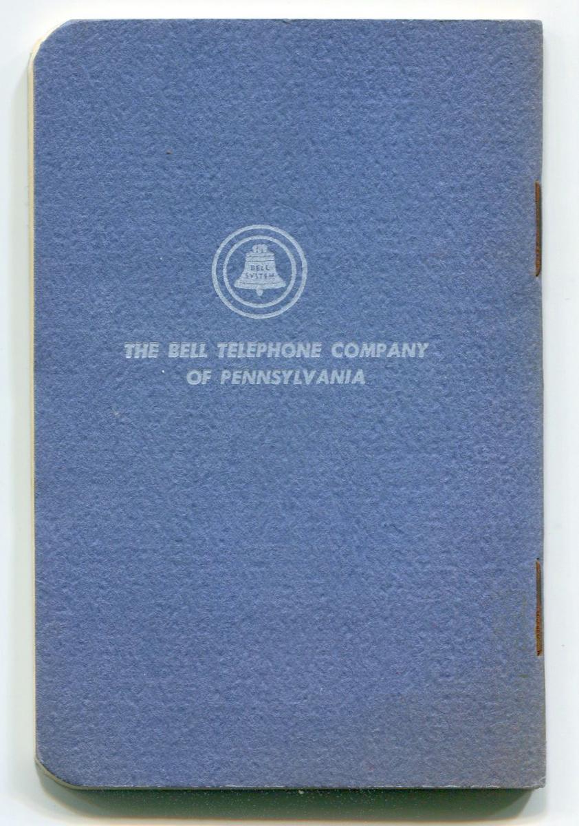 50's 60's Bell Telephone of PA Address Book Collectors Weekly