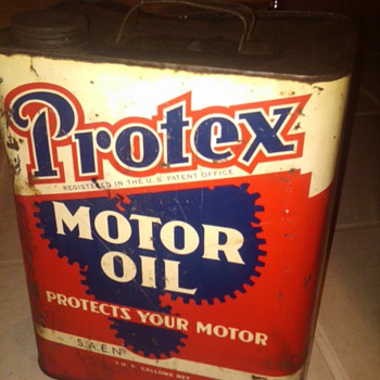 Protex 2 gallon motor oil can