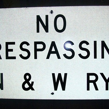 N&W sign