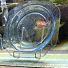 Blue Depression Glass Plate