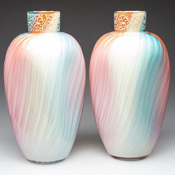 Loetz Rainbow Shape study - Art Glass