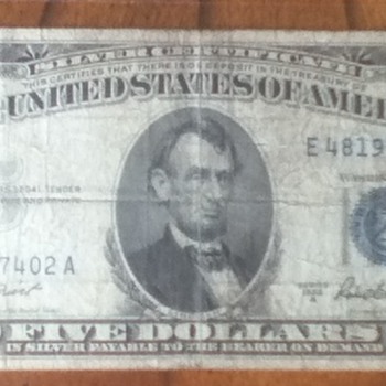 Blue Seal Silver Certificates - US Paper Money