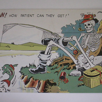 Fishing Postcard